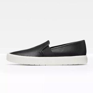 Vince Perforated Leather Blair Sneaker - Black